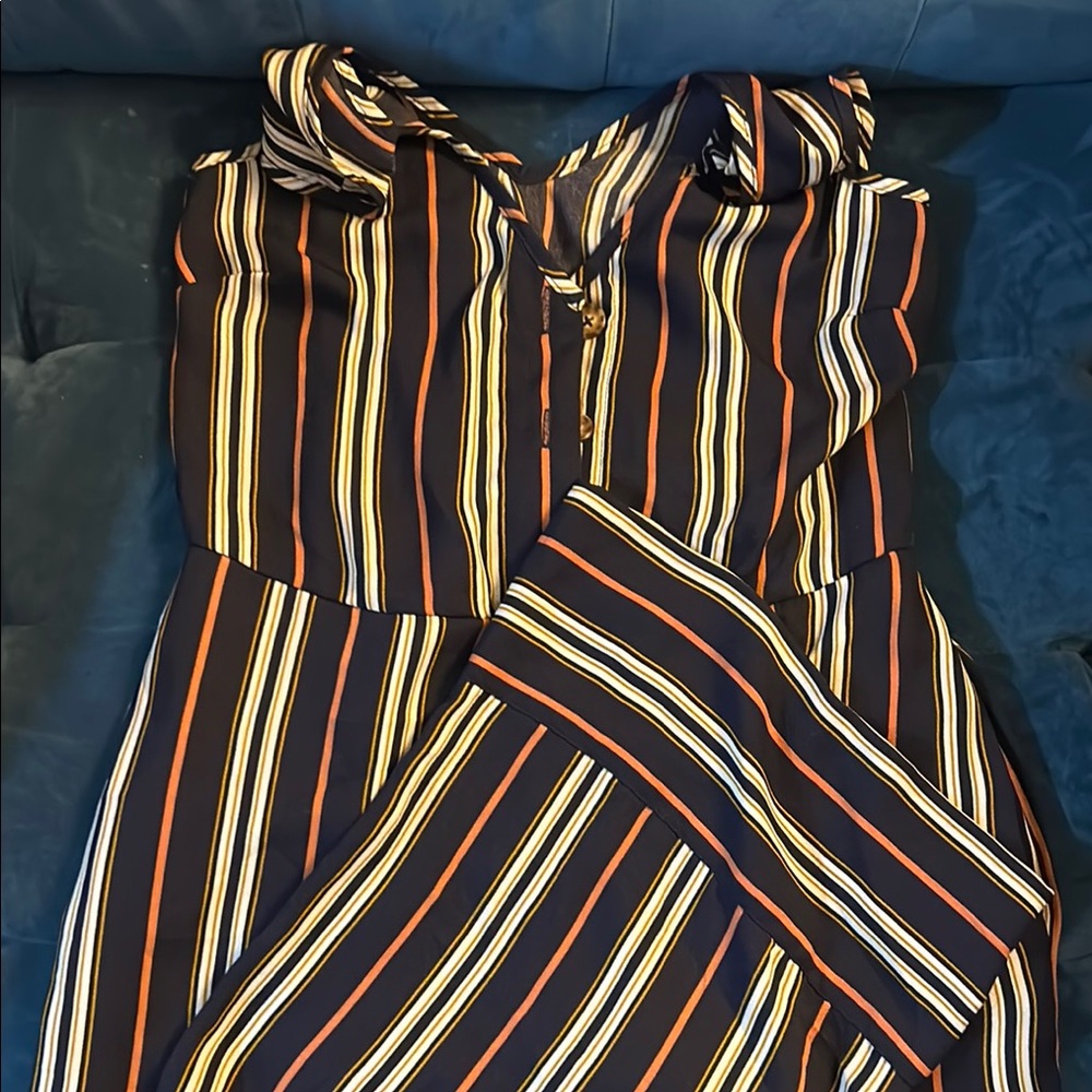 Stripped Jumpsuit